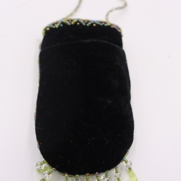 Cute Velour Tiny Mini Super Small Pouch Purse Bag Evening Bag - Picture 7 of 11